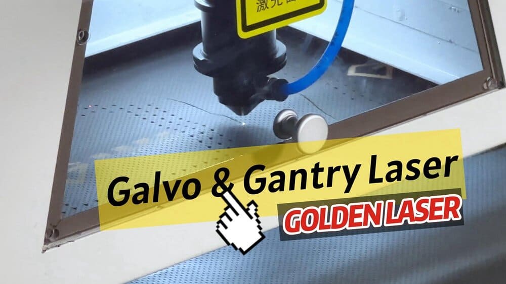 Galvo gantry laser engraving cutting machine for leather video cover