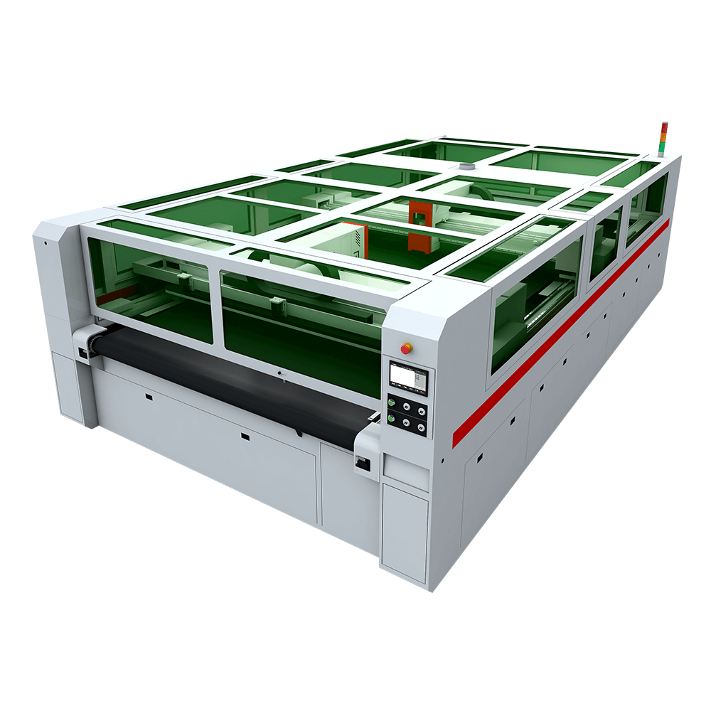 Large Format Multi-Head CO2 Laser Cutting Machine