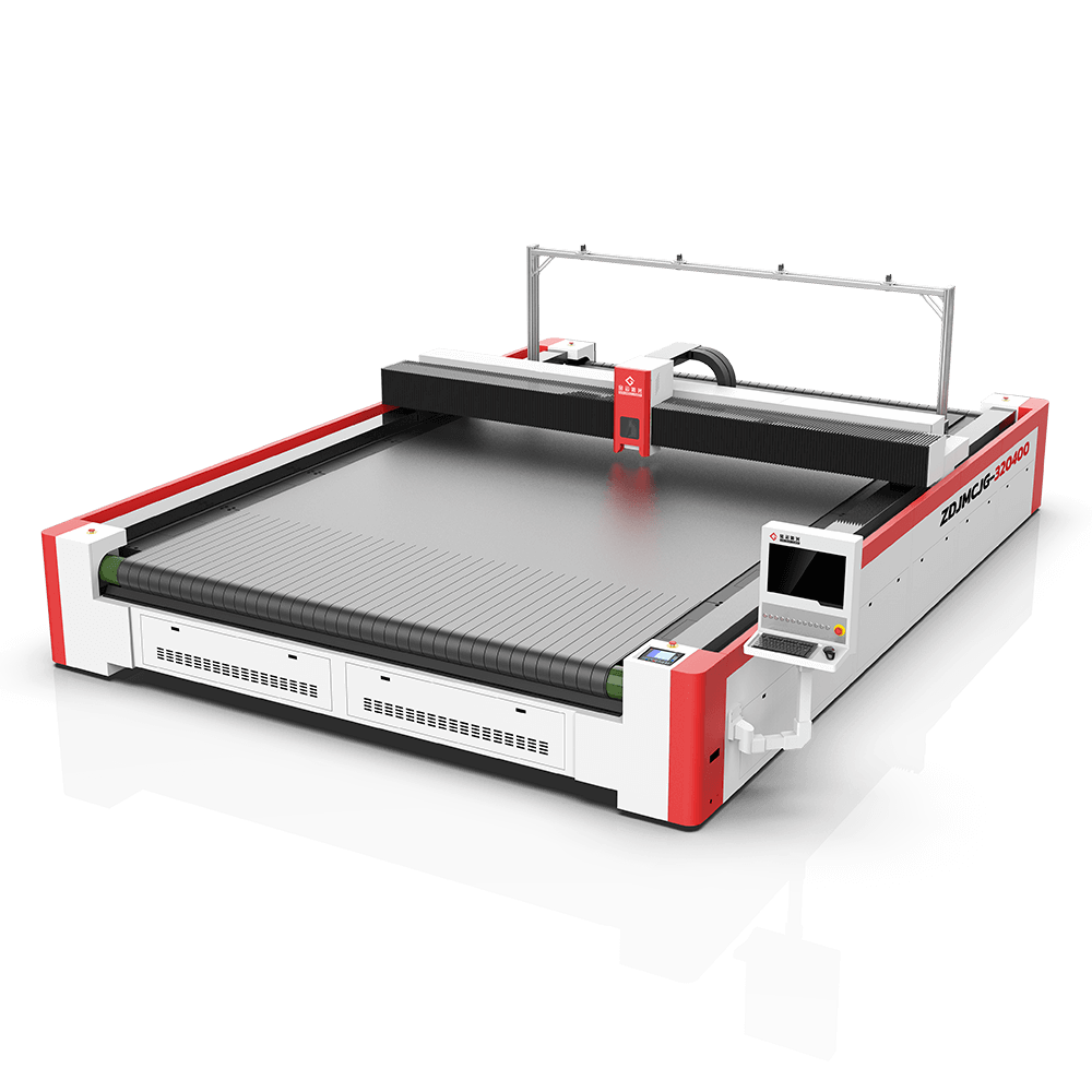 Large Format Vision Laser Cutting Machine for Fabric Graphics