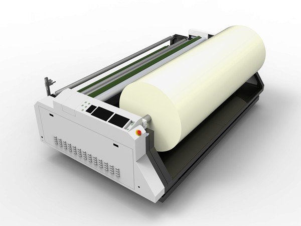 automatic feeder on flated CO2 laser cutter