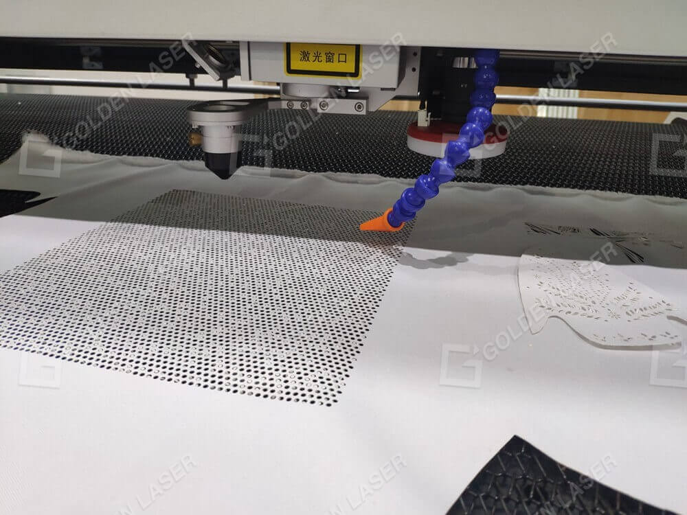 co2 flying galvo laser cutting and perforation