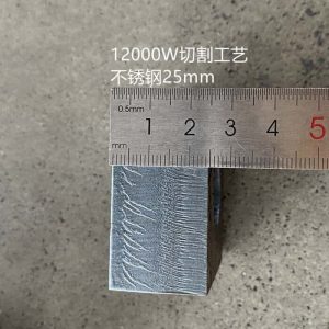 12000w fiber laser cutting stainless steel 25mm