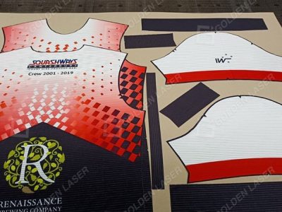 vision laser cutting sublimation fabric sample 1