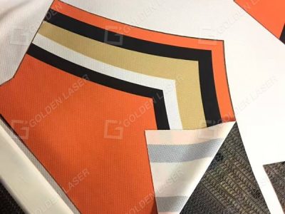 vision laser cutting sublimation fabric sample 2