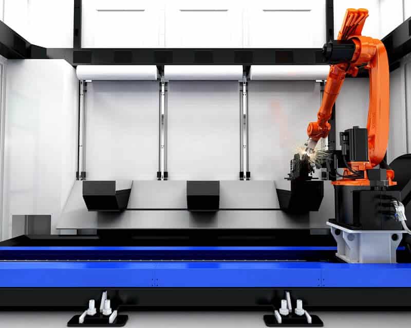 fiber robot arm laser cutter