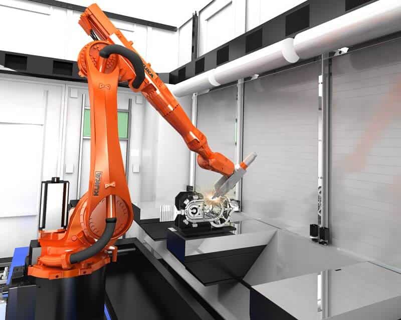 fiber robot arm laser cutting machine