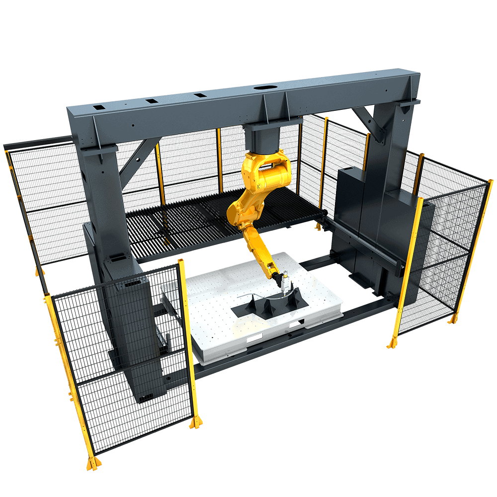 gantry robotic laser cutting machine for tube