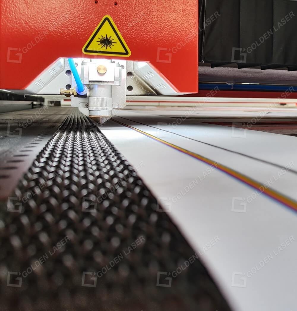 laarge format laser cutting textile printed graphics