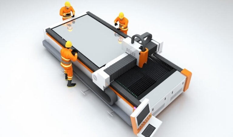 open table of fiber laser cutting machine E3