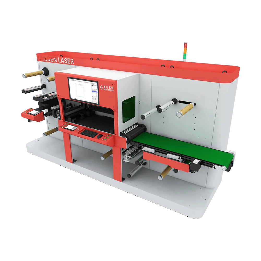 roll-to-part laser die cutting machine