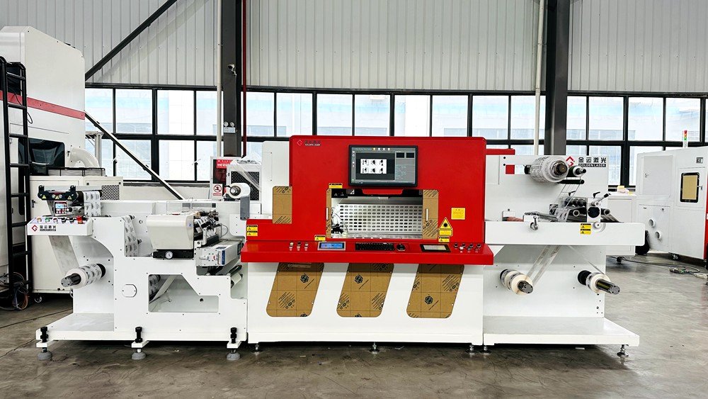 roll to roll label laser die cutting machine LC350