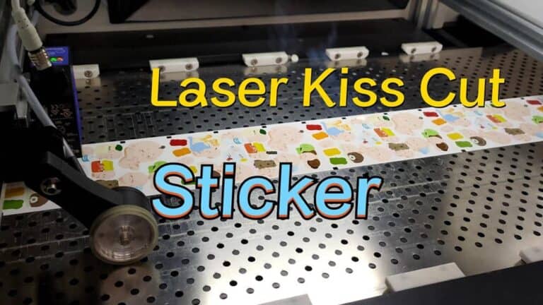 Sticker Substrate Parts Sticker Laser Cutting Machine - Golden Laser