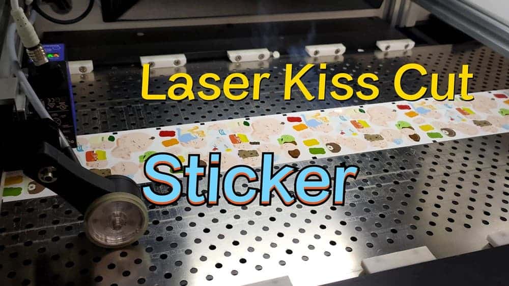 sticker laser kiss cutting